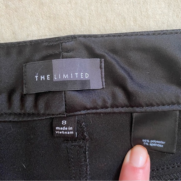 The Limited Black Faux Leather Skinny Jeggings Size 8 - Picture 5 of 14